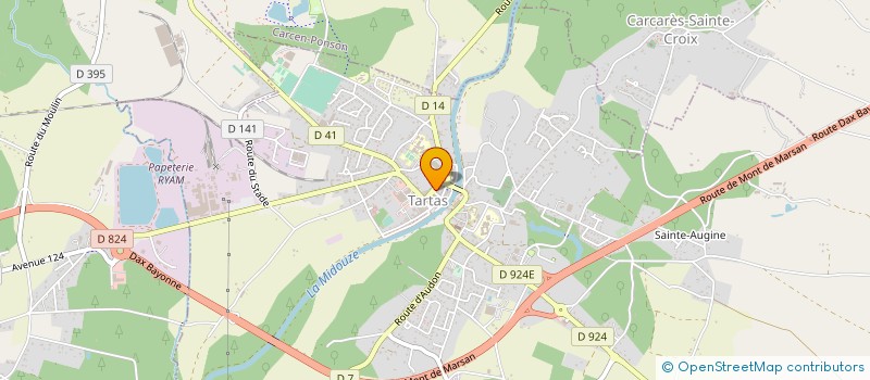 localisation de l'entreprise MICHEL DEHEZ à TARTAS