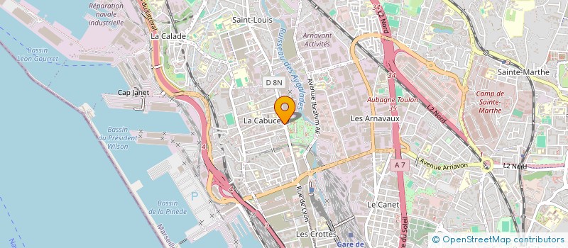 localisation de l'entreprise MICHEL DENISE ET CLAUDE à MARSEILLE