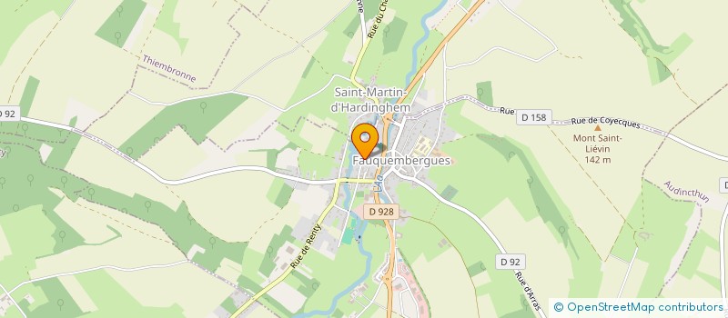localisation de l'entreprise MICHEL DENYS à FAUQUEMBERGUES