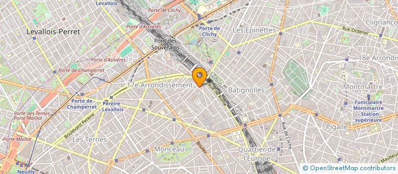 localisation de l'entreprise MICHEL DEVEAUX ORGANISATION  PARIS