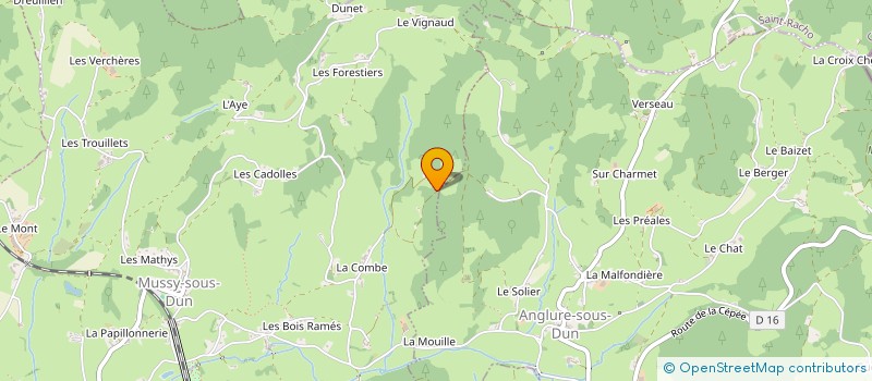 localisation de l'entreprise MICHEL DUBOIS  MUSSY-SOUS-DUN