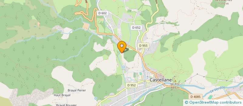 localisation de l'entreprise MICHEL ELEC à CASTELLANE