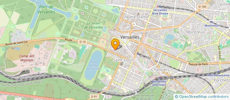 localisation de l'entreprise MICHEL ET ASSOCIES  VERSAILLES