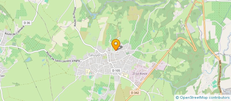 localisation de l'entreprise MICHEL ET FILS  SAINT-GENIS-LAVAL