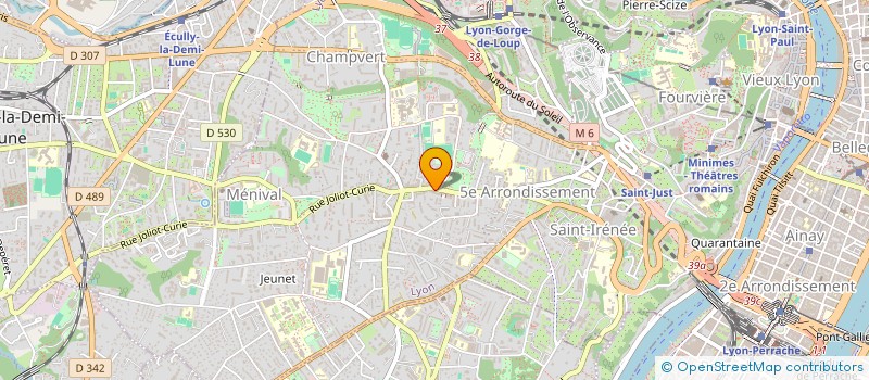 localisation de l'entreprise MICHEL ET MICHEL à LYON