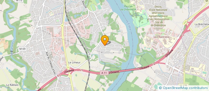 localisation de l'entreprise MICHEL ET MICHELE VERNET ORGANISATION à LA CHAPELLE-SUR-ERDRE