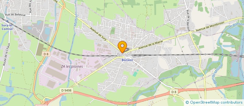 localisation de l'entreprise MICHEL ET STUMBOFF  BONSON