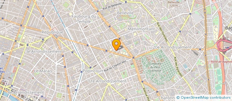 localisation de l'entreprise MICHEL ET VIRNOT ET ASSOCIES  PARIS