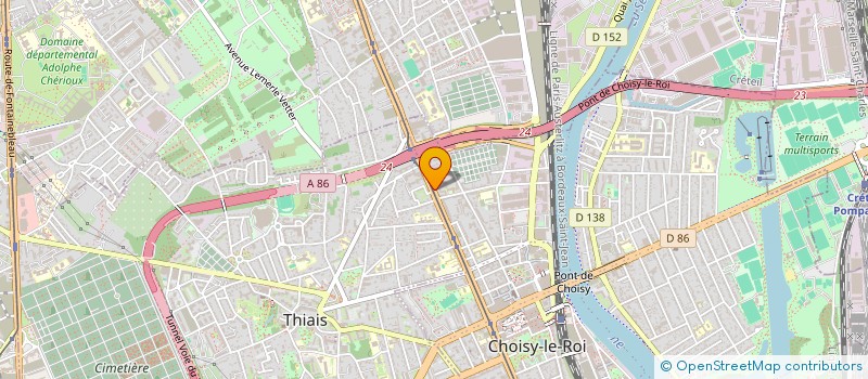 localisation de l'entreprise MICHEL ET YVON VIDEO  CHOISY-LE-ROI