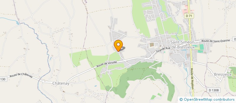 localisation de l'entreprise MICHEL ETANCHEITE  SAINT-SIMEON-DE-BRESSIEUX