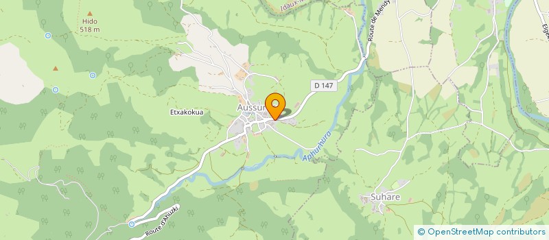 localisation de l'entreprise MICHEL ETCHART à AUSSURUCQ