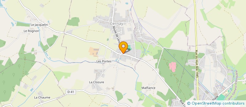 localisation de l'entreprise MICHEL FAVRE ET FILS à CERNAY