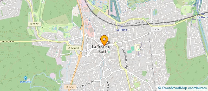 localisation de l'entreprise MICHEL FLEURS  LA TESTE DE BUCH