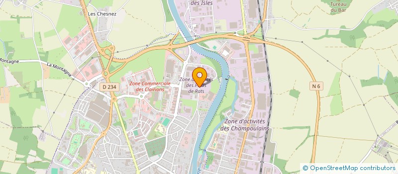localisation de l'entreprise MICHEL FONCIER ET PARTICIPATION à AUXERRE