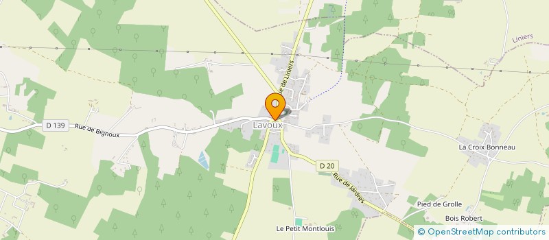 localisation de l'entreprise MICHEL FONTAINE EDITEUR à LAVOUX