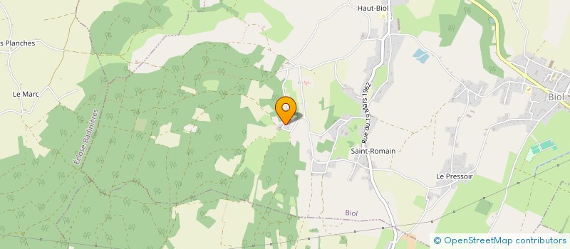 localisation de l'entreprise MICHEL FUGIER CHAUDRONNERIE MFC  BIOL