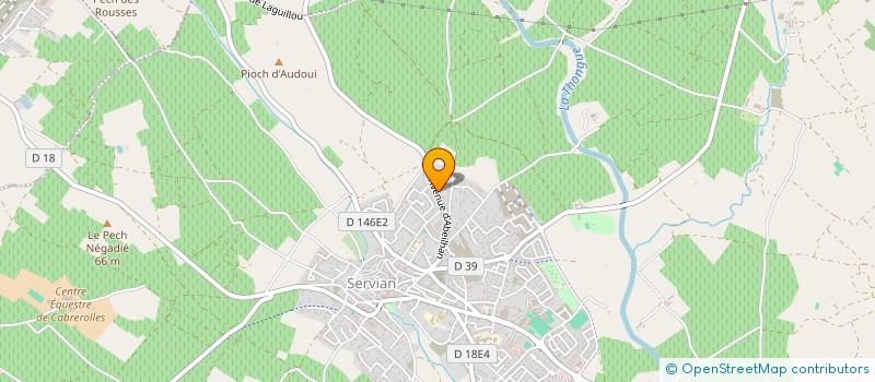 localisation de l'entreprise MICHEL G  SERVIAN