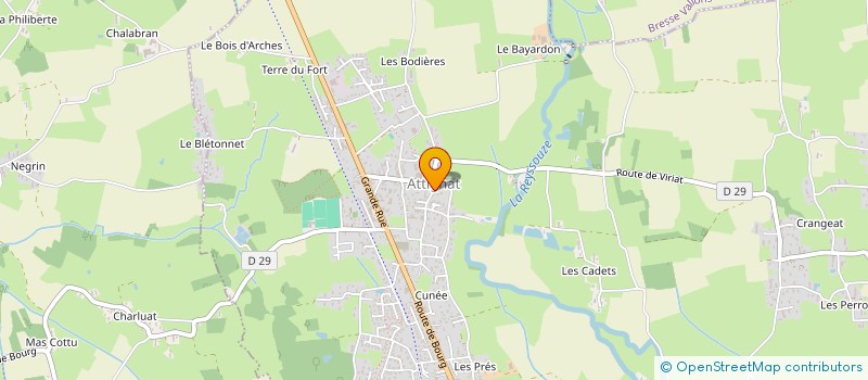 localisation de l'entreprise MICHEL-GABRIEL  ATTIGNAT