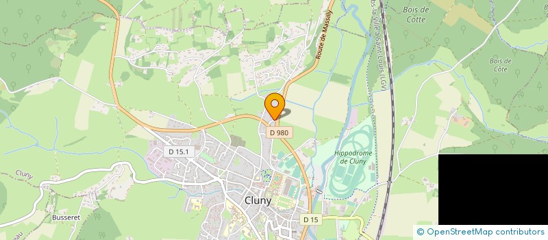 localisation de l'entreprise MICHEL GALIMI  CLUNY