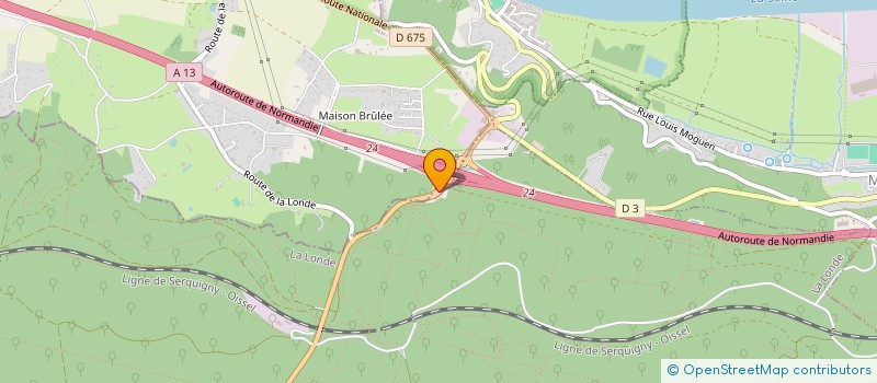 localisation de l'entreprise MICHEL GUICHARD ET FILS  LA LONDE