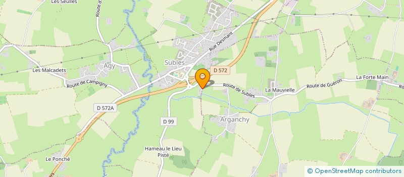 localisation de l'entreprise MICHEL IMMO  SUBLES