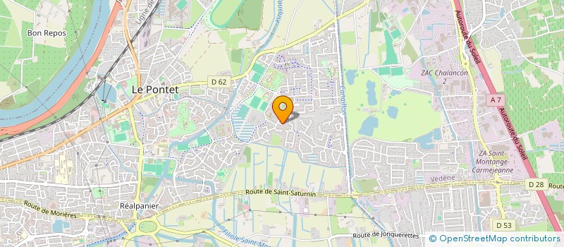 localisation de l'entreprise MICHEL IMMOBILIER  LE PONTET