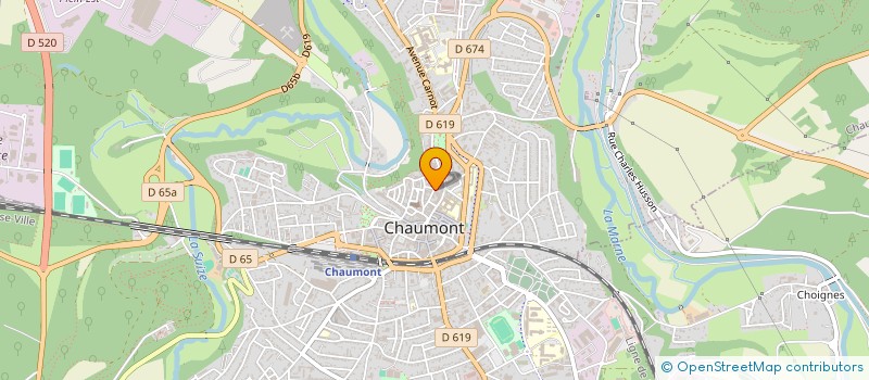 localisation de l'entreprise MICHEL IMMOBILIER à CHAUMONT