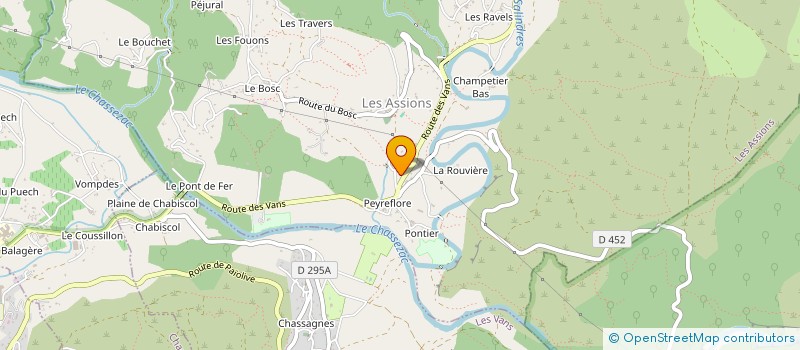 localisation de l'entreprise MICHEL INDIVISION  LES ASSIONS