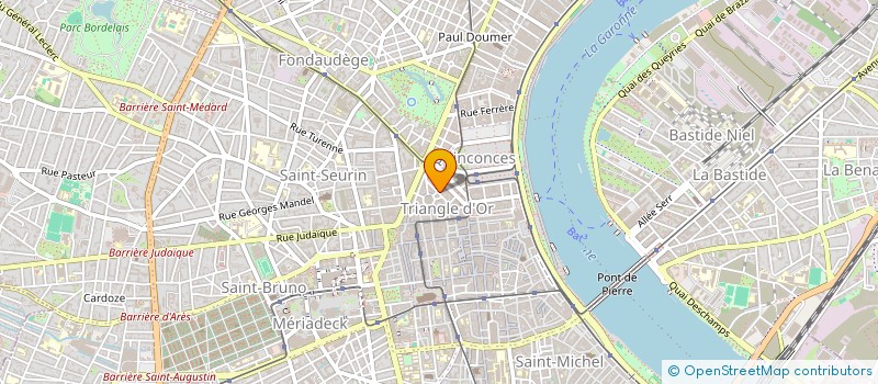 localisation de l'entreprise MICHEL JEAN  BORDEAUX