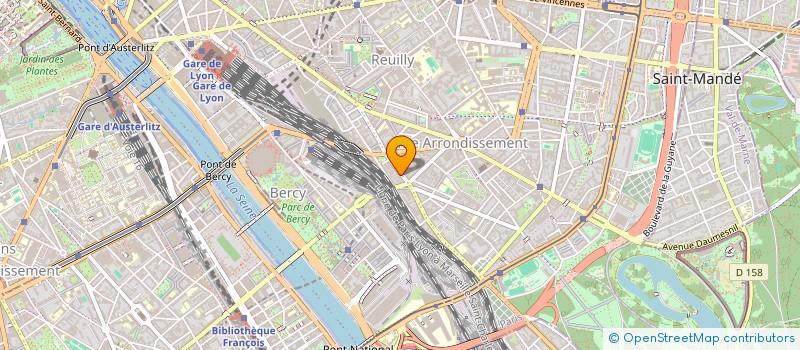 localisation de l'entreprise MICHEL LAURENT  PARIS