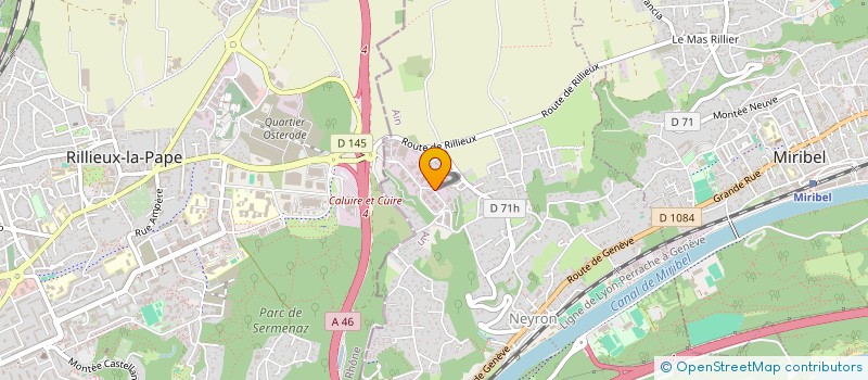 localisation de l'entreprise MICHEL LE RAY à SAINT-MAURICE-DE-BEYNOST