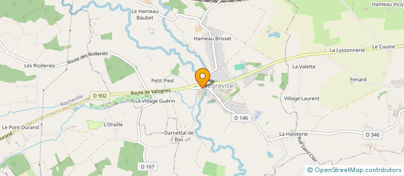 localisation de l'entreprise MICHEL LEJEUNE  NEGREVILLE