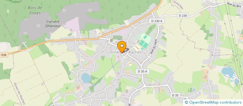 localisation de l'entreprise MICHEL LENGRONNE à FLINES-LEZ-RACHES