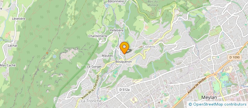 localisation de l'entreprise MICHEL MACHAULT CONSULTANT  CORENC