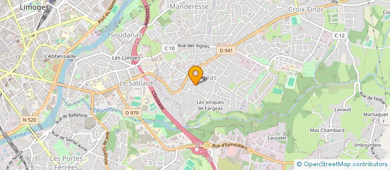 localisation de l'entreprise MICHEL MARION CONSEILS à PANAZOL