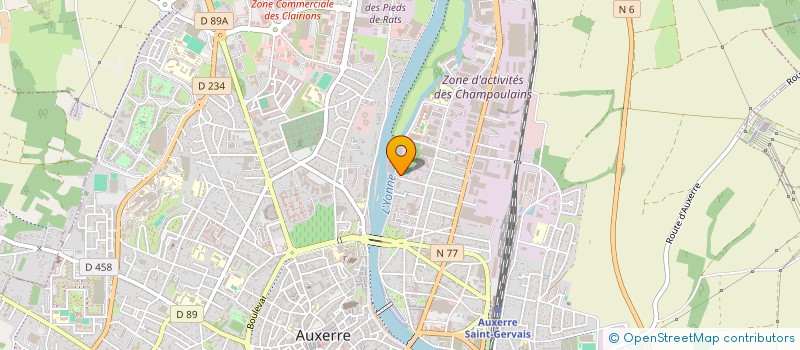 localisation de l'entreprise MICHEL MATERIAUX ANCIENS à AUXERRE