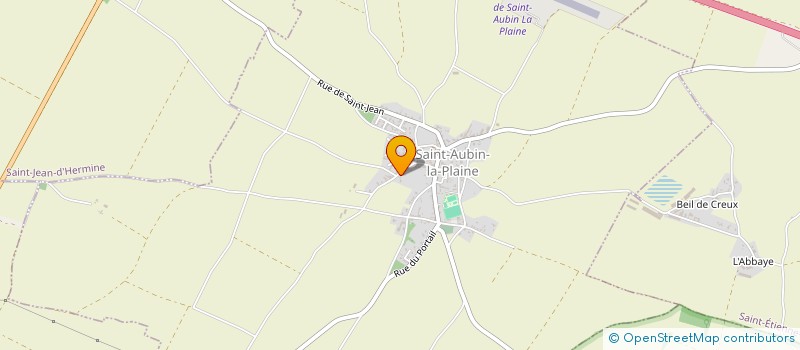 localisation de l'entreprise MICHEL MATHE  SAINT-AUBIN-LA-PLAINE