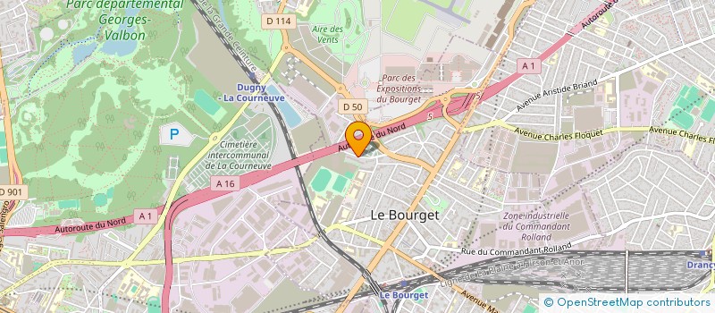 localisation de l'entreprise MICHEL MAURAS ET FILS à LE BOURGET