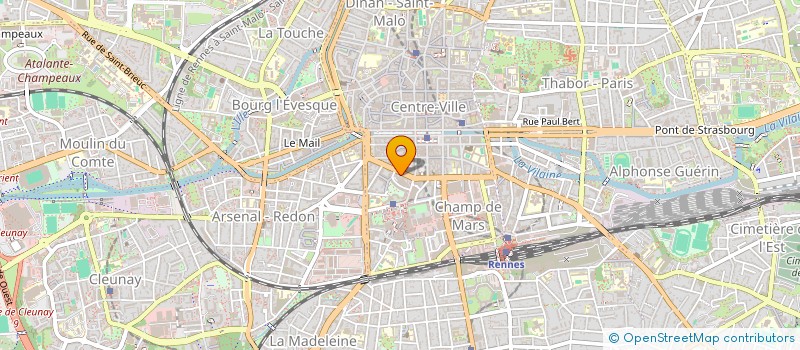 localisation de l'entreprise MICHEL MEUNIER à RENNES