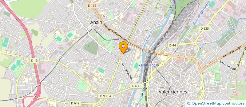 localisation de l'entreprise MICHEL MORAS  VALENCIENNES