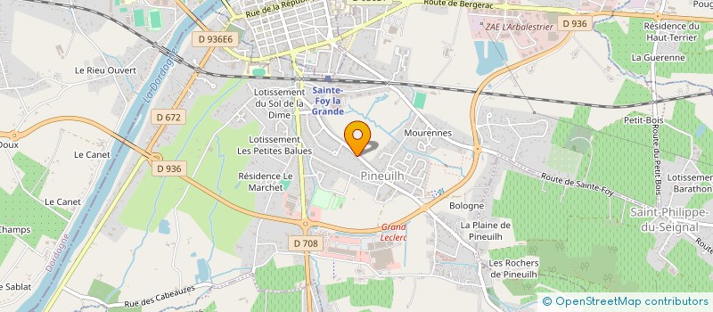 localisation de l'entreprise MICHEL MOUNIER DIAGNOSTICS  PINEUILH