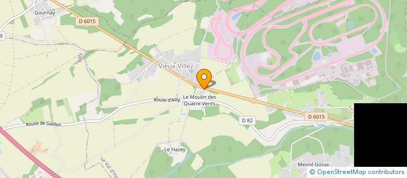 localisation de l'entreprise MICHEL NEVEU SARL  LE VAL D'HAZEY