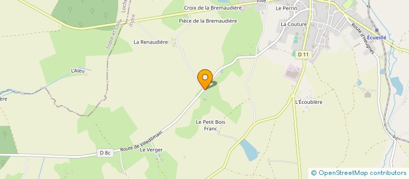 localisation de l'entreprise MICHEL PACAUD à ECUEILLE