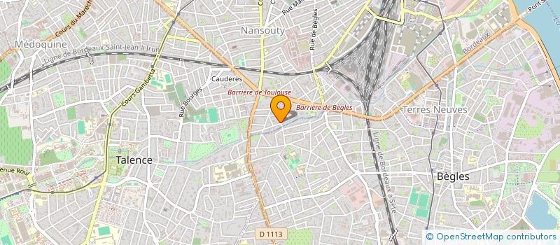 localisation de l'entreprise MICHEL PALLISER à BORDEAUX