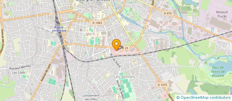 localisation de l'entreprise MICHEL PARTICIPATIONS  BOURG-EN-BRESSE