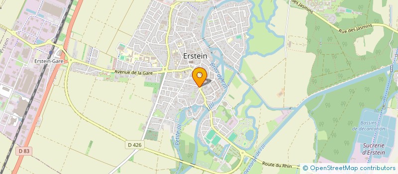 localisation de l'entreprise MICHEL PERE & FILS  ERSTEIN