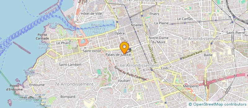 localisation de l'entreprise MICHEL PESSAH PIERRE-YVES CLEMENT MANON COLL  MARSEILLE