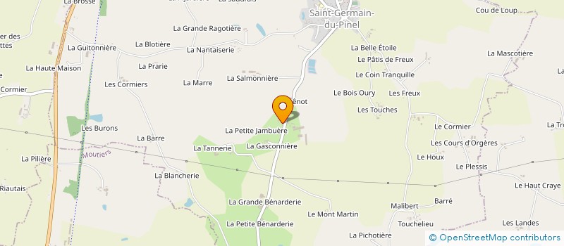 localisation de l'entreprise MICHEL PETITE à ARGENTRE-DU-PLESSIS