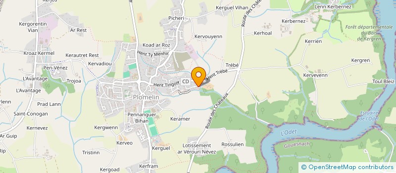 localisation de l'entreprise MICHEL-PIERRE  PLOMELIN