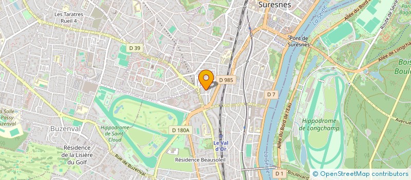 localisation de l'entreprise MICHEL PIERRE FOURMY COMMUNICATION à SURESNES